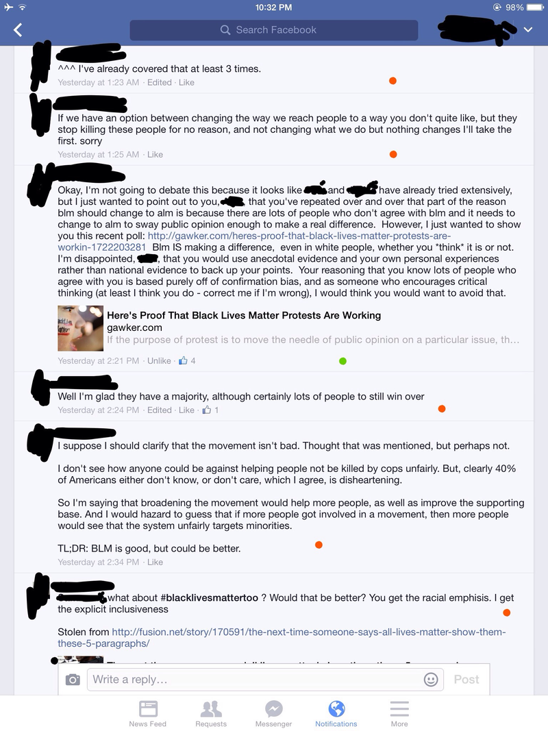 Illustration for article titled Don't Argue with Idiots on FB: A Lesson In 19 Screenshots
